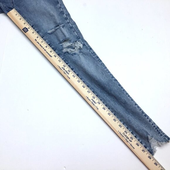 American Eagle Jeans Next Level Stretch Hi Rise Jeggings Distressed size 2 - Picture 5 of 12